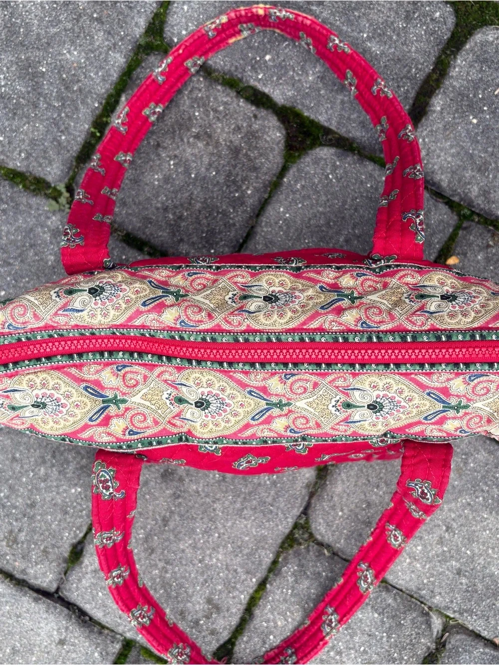 Vintage Vera Bradley 1991 Ultra Rare “Red Paisley” Pattern